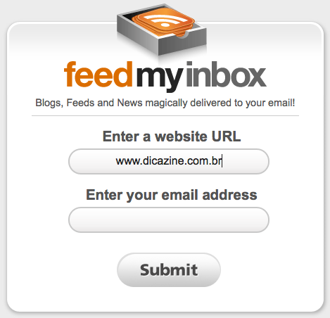 FeedMyInbox Screen FeedMyInbox Screen