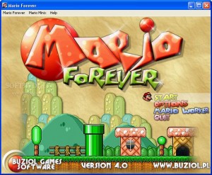 Tela inicial Mario Forever Mario Forever download