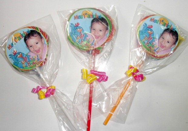 Pirulitos Personalizados (Foto: Produto no Mercado Livre)