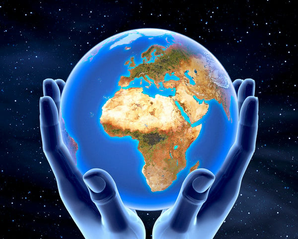 Hands Holding Earth