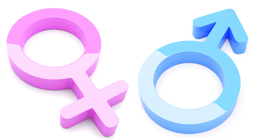 3d Render Of Male And Female Symbols - More in my portfolio!
