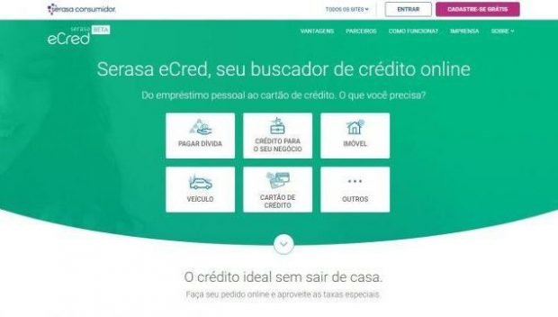 site do serasa ecred