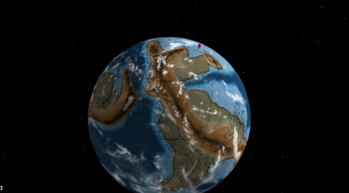 Mapa feito por paleontólogo mostra como era sua cidade há 600 milhões de anos